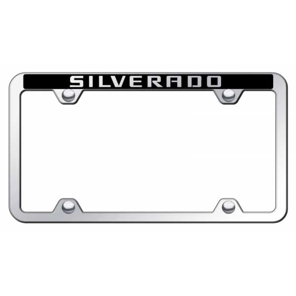 Light Gray Silverado Wide Body ABS Truck Frame - Laser Etched Mirrored