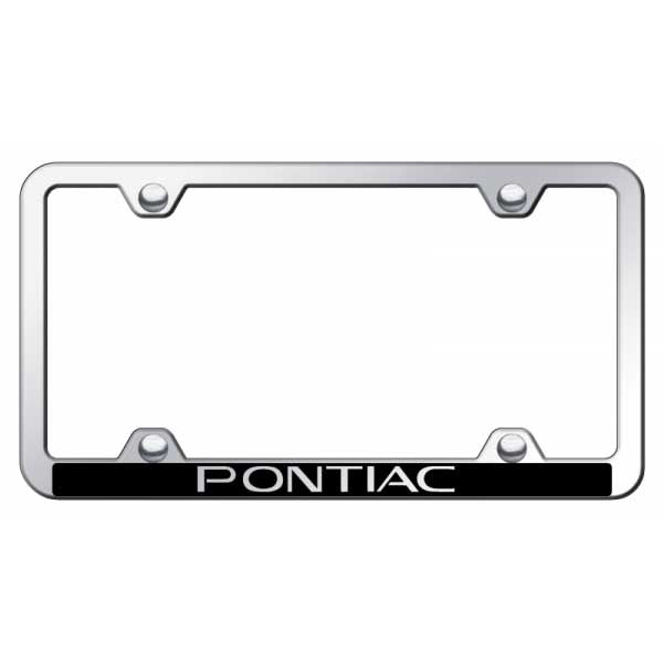 Pontiac Wide Body ABS Frame - Laser Etched Mirrored