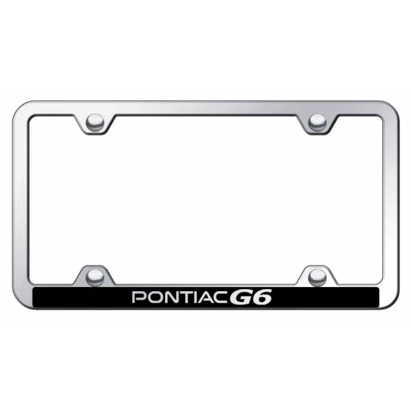 Pontiac G6 Wide Body ABS Frame - Laser Etched Mirrored