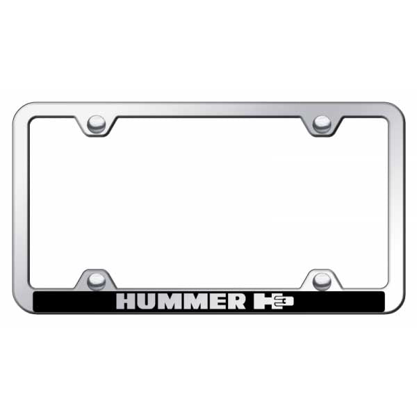 Hummer H3 Wide Body ABS Frame - Laser Etched Mirrored