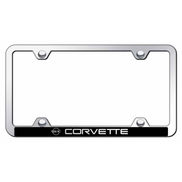 Corvette C4 Wide Body ABS Frame - Laser Etched Mirrored