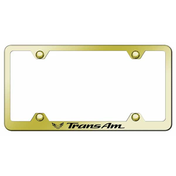 Trans Am Steel Wide Body Frame - Laser Etched Gold