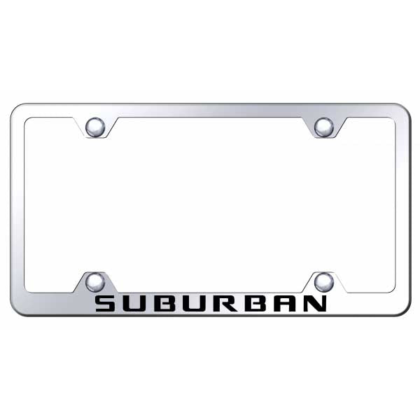 Suburban Steel Wide Body Frame - Laser Etched Mirrored