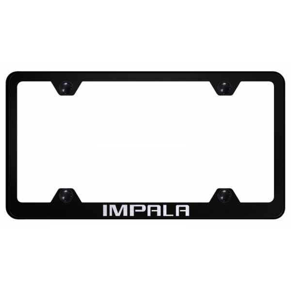 Black Impala Steel Wide Body Frame - Laser Etched Black
