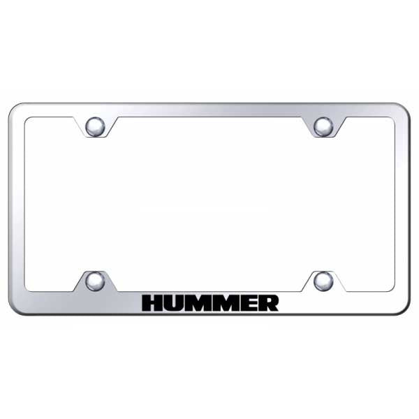 Hummer Steel Wide Body Frame - Laser Etched Mirrored