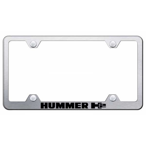 Hummer H2 Steel Wide Body Frame - Laser Etched Brushed