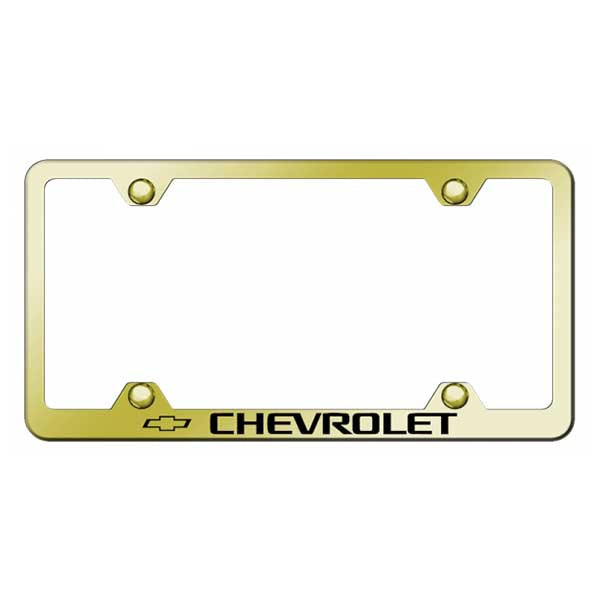 Chevrolet Steel Wide Body Frame - Laser Etched Gold