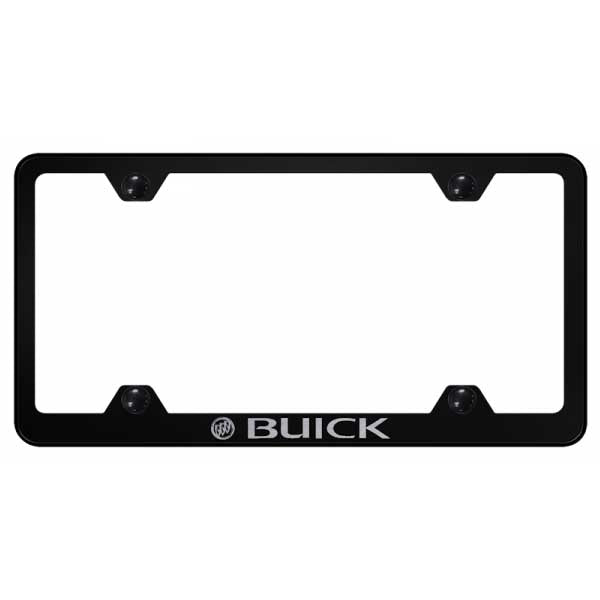 Buick Steel Wide Body Frame - Laser Etched Black