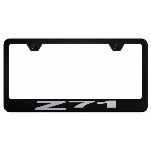 Gray Z71 Stainless Steel Frame - Laser Etched Black