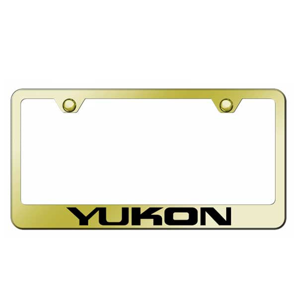 Yukon Stainless Steel Frame - Laser Etched Gold