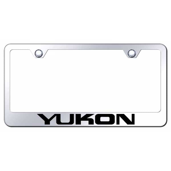 Light Gray Yukon Stainless Steel Frame - Laser Etched Mirrored