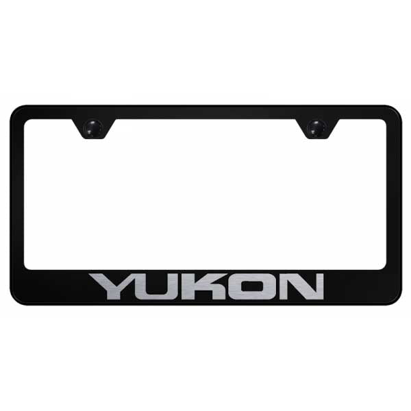 Yukon Stainless Steel Frame - Laser Etched Black
