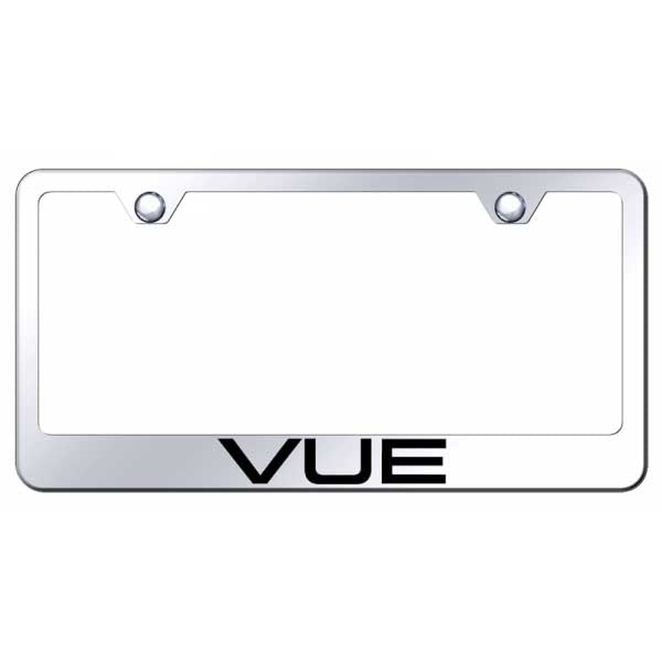 Light Gray Vue Stainless Steel Frame - Laser Etched Mirrored
