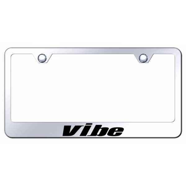 Light Gray Vibe Stainless Steel Frame - Laser Etched Mirrored