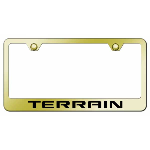 Bisque Terrain Stainless Steel Frame - Laser Etched Gold