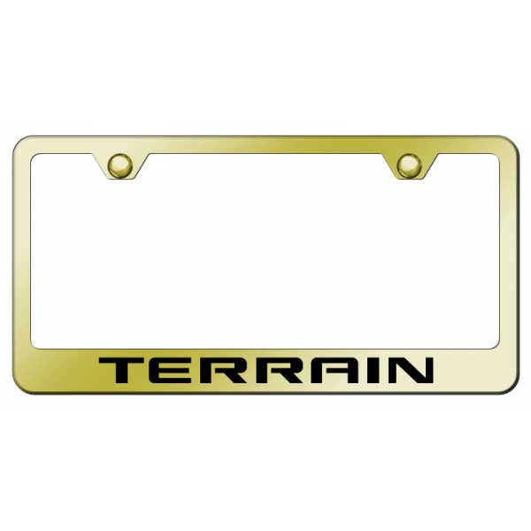 Terrain Stainless Steel Frame - Laser Etched Gold