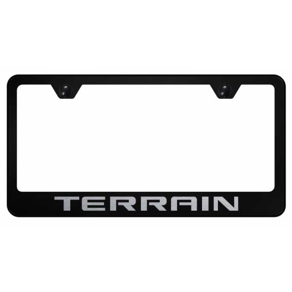 Terrain Stainless Steel Frame - Laser Etched Black