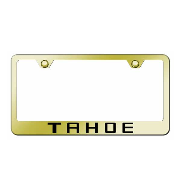 Tahoe Stainless Steel Frame - Laser Etched Gold