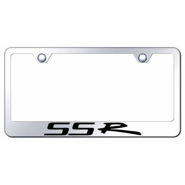 Light Gray SSR Stainless Steel Frame - Laser Etched Mirrored