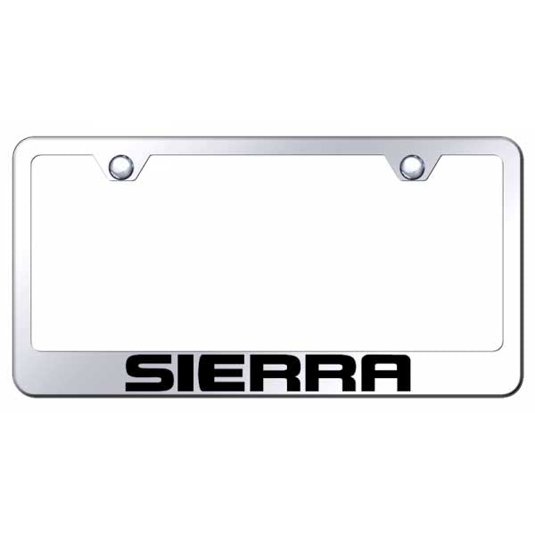 Sierra Stainless Steel Frame - Laser Etched Mirrored