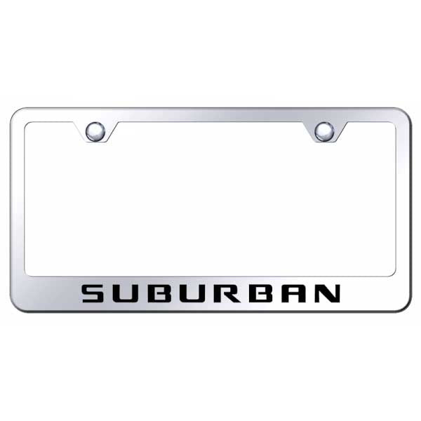 Suburban Stainless Steel Frame - Laser Etched Mirrored