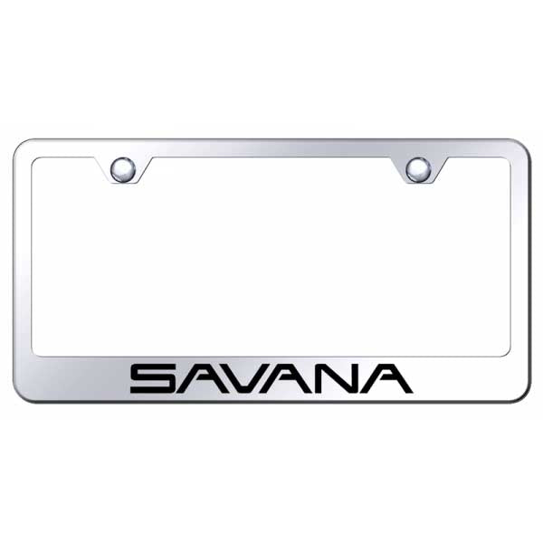 Savana Stainless Steel Frame - Laser Etched Mirrored