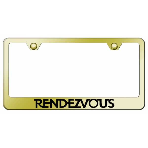 Rendezvous Stainless Steel Frame - Laser Etched Gold