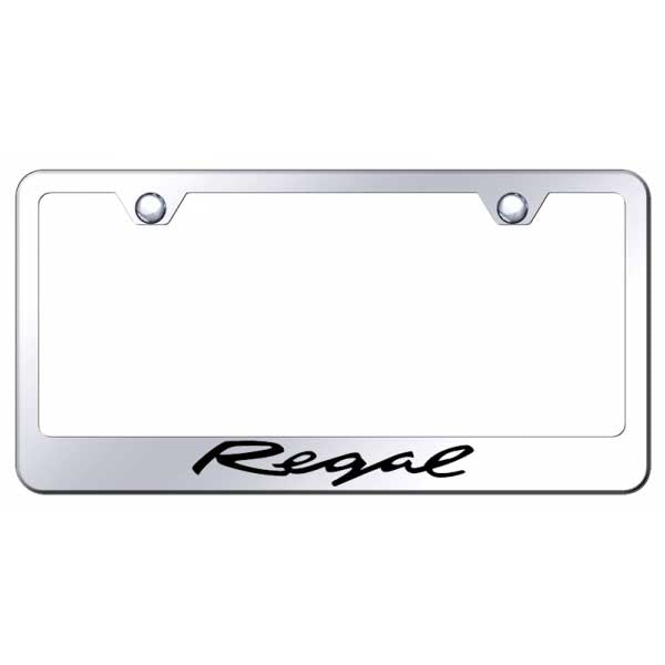 Regal Stainless Steel Frame - Laser Etched Mirrored