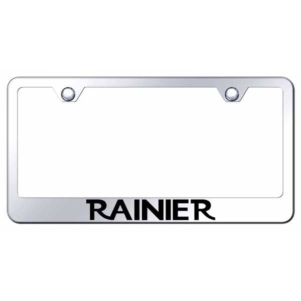 Light Gray Ranier Stainless Steel Frame - Laser Etched Mirrored