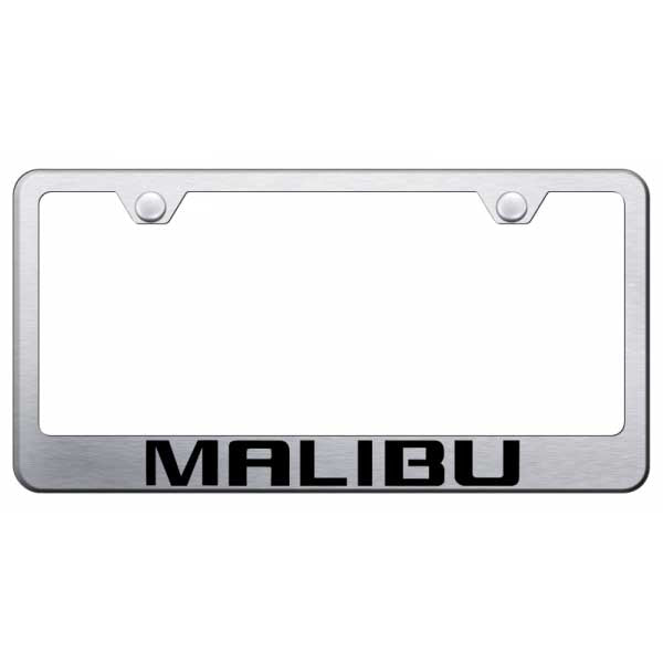 Malibu Stainless Steel Frame - Laser Etched Brushed