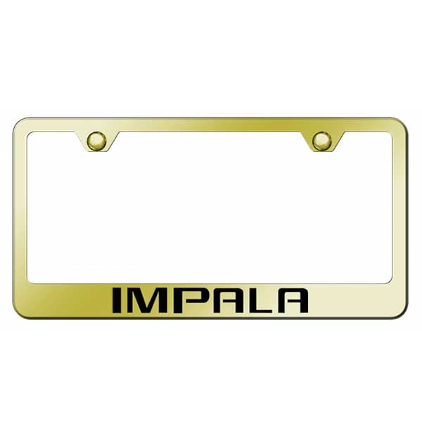 Impala Stainless Steel Frame - Laser Etched Gold