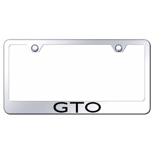 GTO Stainless Steel Frame - Laser Etched Mirrored