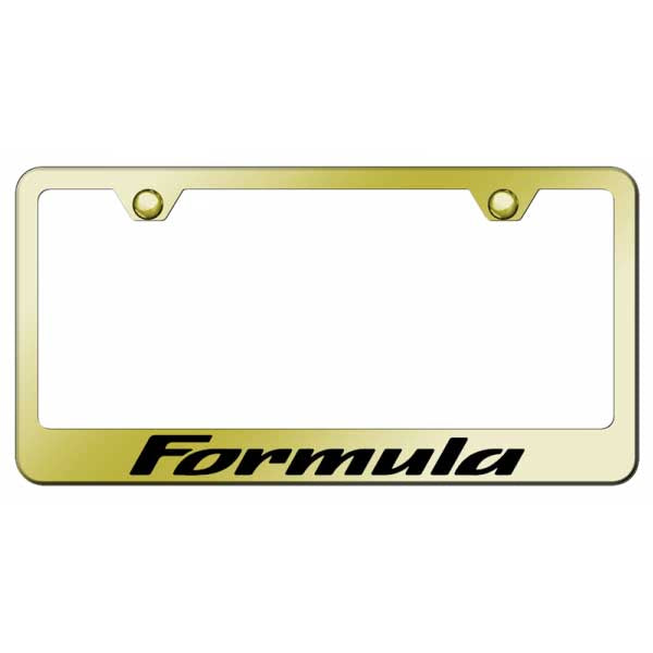 Formula Stainless Steel Frame - Laser Etched Gold