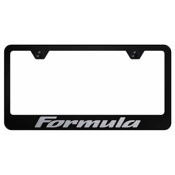 Formula Stainless Steel Frame - Laser Etched Black