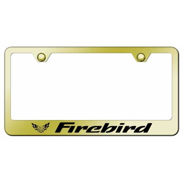 Firebird Stainless Steel Frame - Laser Etched Gold