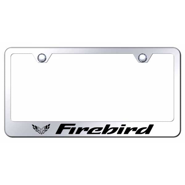 Light Gray Firebird Stainless Steel Frame - Laser Etched Mirrored