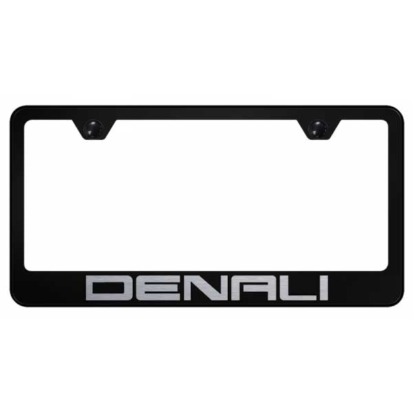 Gray Denali Stainless Steel Frame - Laser Etched Black