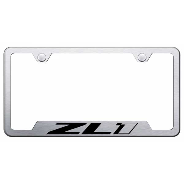 ZL1 Cut-Out Frame - Laser Etched Brushed