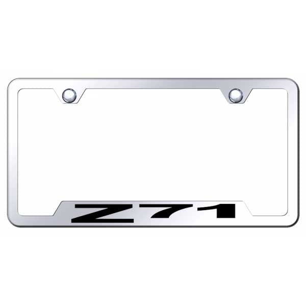 Z71 Cut-Out Frame - Laser Etched Mirrored