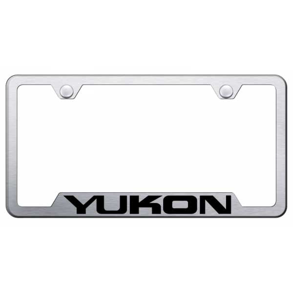 Yukon Cut-Out Frame - Laser Etched Brushed
