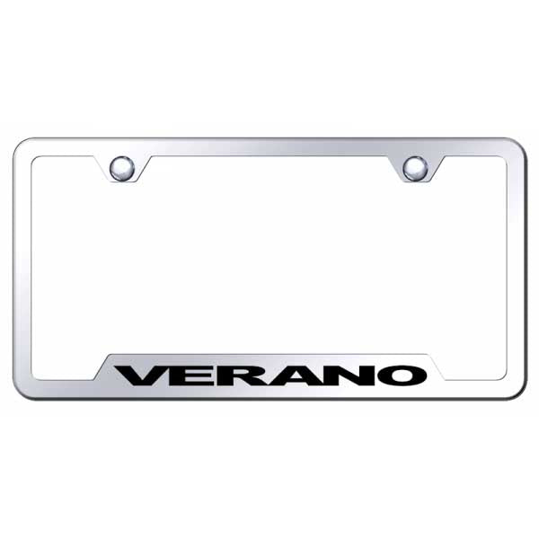 Light Gray Verano Cut-Out Frame - Laser Etched Mirrored