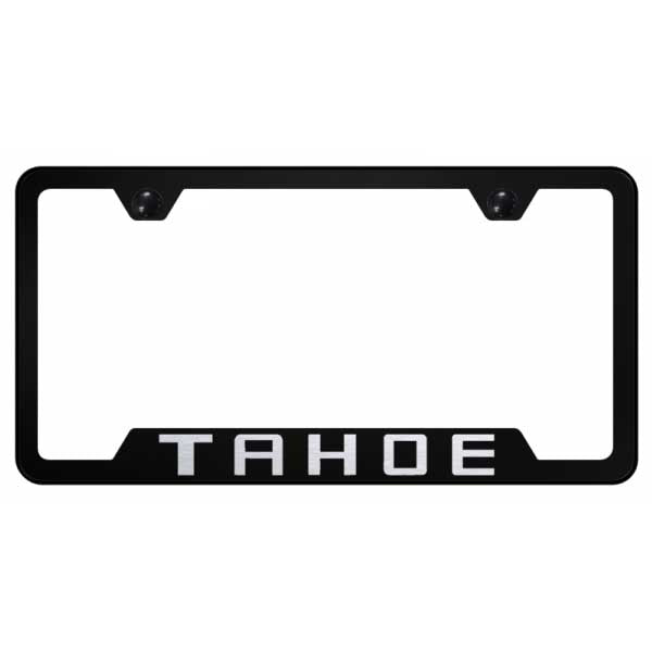 Tahoe Cut-Out Frame - Laser Etched Black