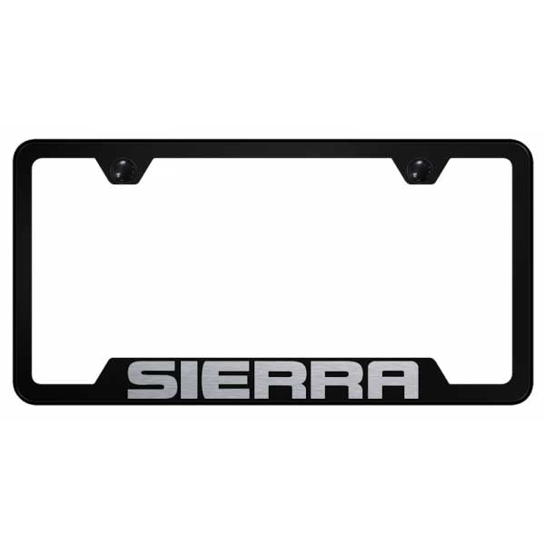 Sierra Cut-Out Frame - Laser Etched Black