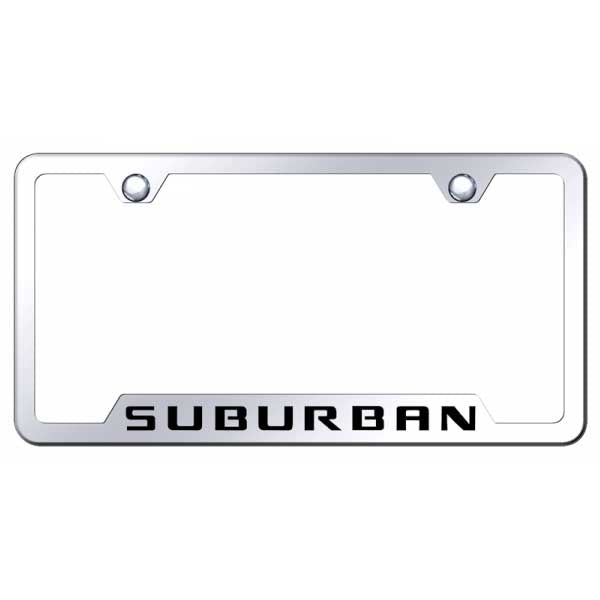 Suburban Cut-Out Frame - Laser Etched Mirrored