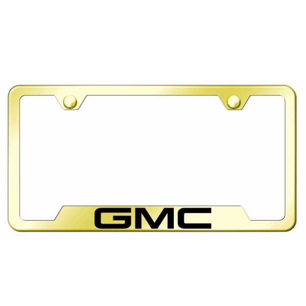 GMC Cut-Out Frame - Laser Etched Gold