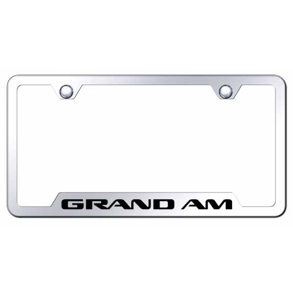 Grand Am Cut-Out Frame - Laser Etched Mirrored