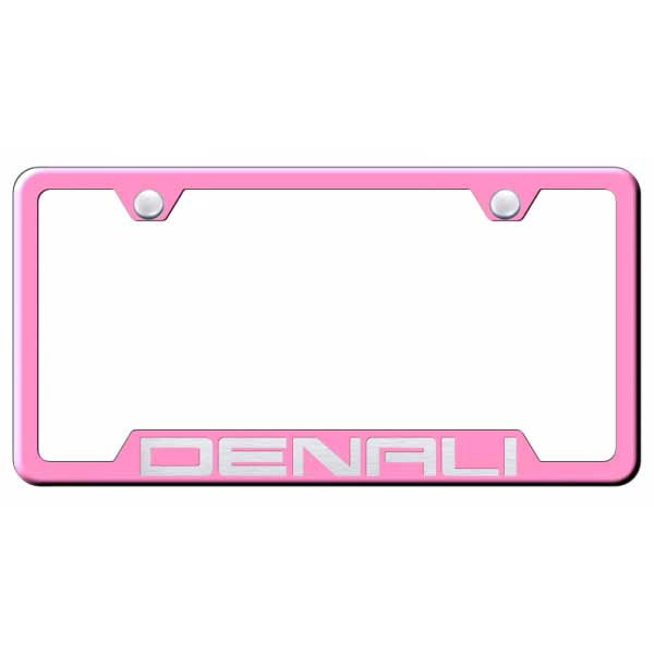Denali Cut-Out Frame - Laser Etched Pink