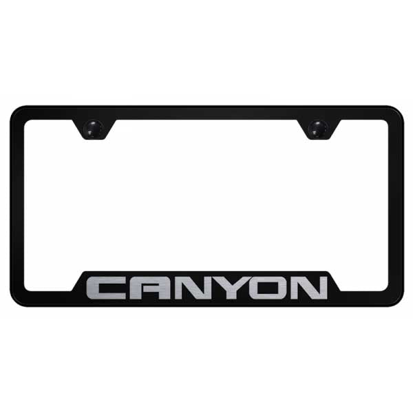 Canyon Cut-Out Frame - Laser Etched Black