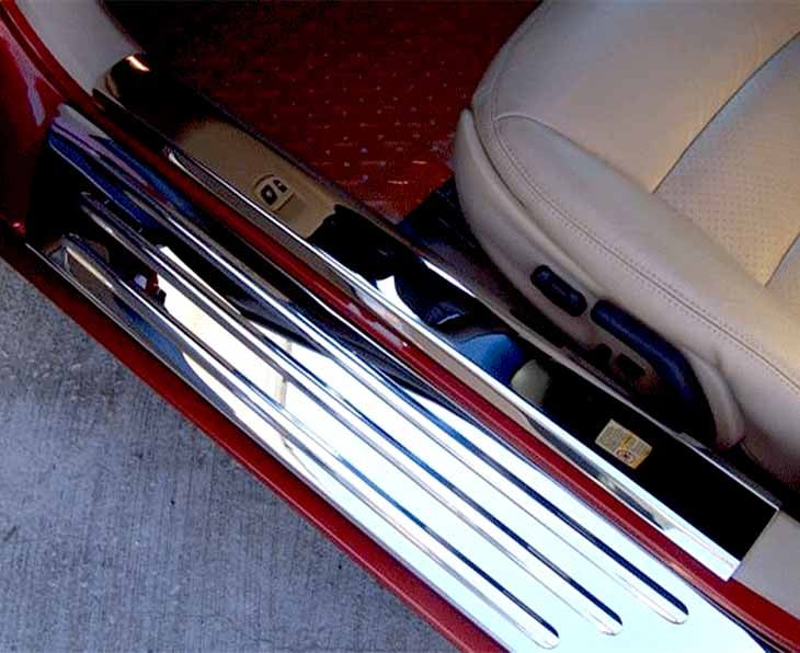 Dim Gray 2005-2013 C6 Corvette - Inner Door Sills 2Pc