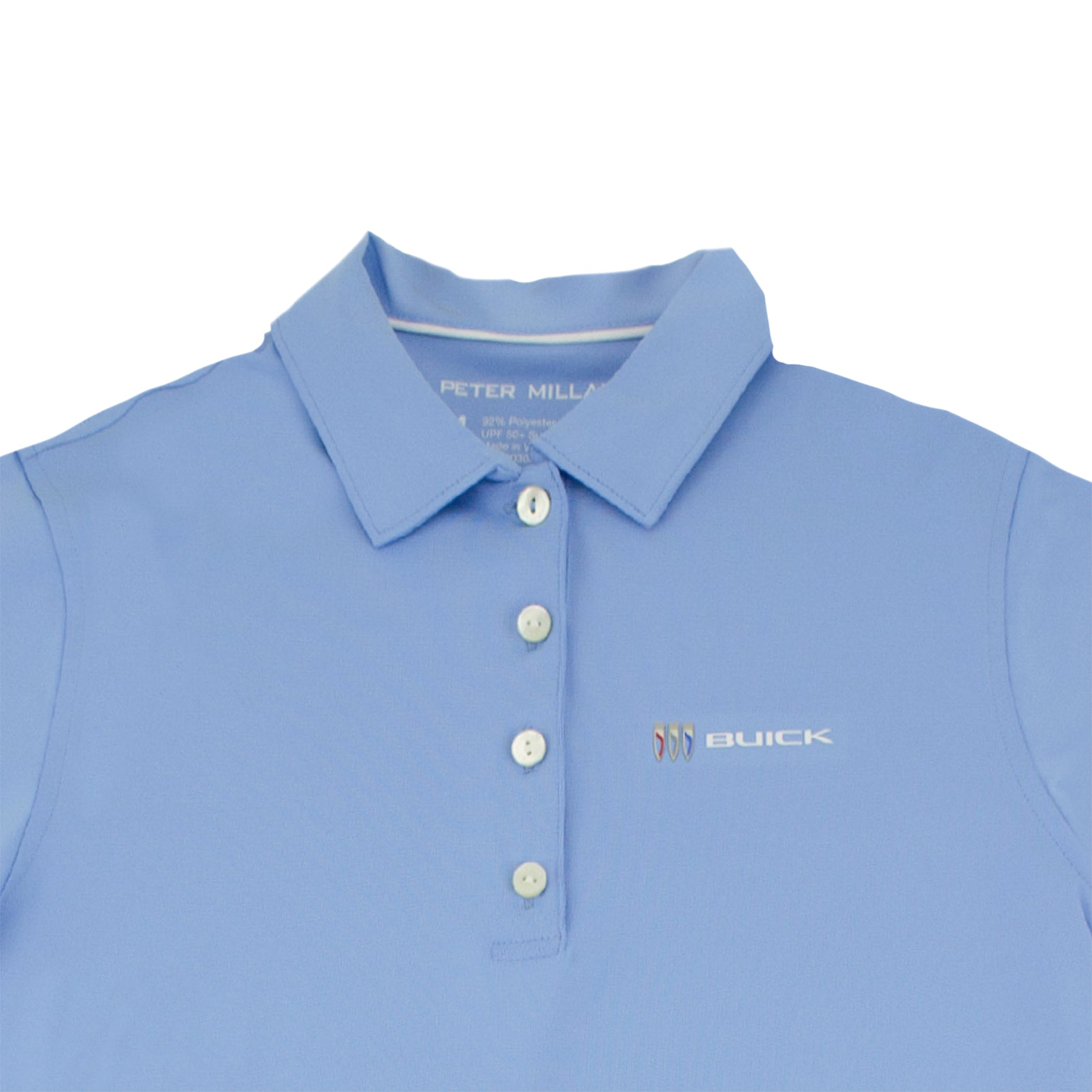 Sky Blue Buick Ladies Peter Millar Performance Polo